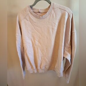 nuuds Women's Ballet Pink Crew Neck Sweater